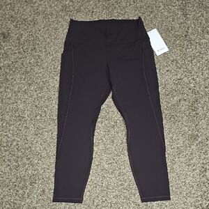 Lululemon Align HR Pant 25" With Pockets! Sequoia! Nwts Sz 12! Rare GEM!!
